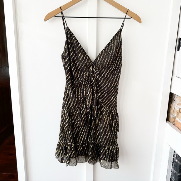 LPA 612 dress gold dot - Picture 2 of 6